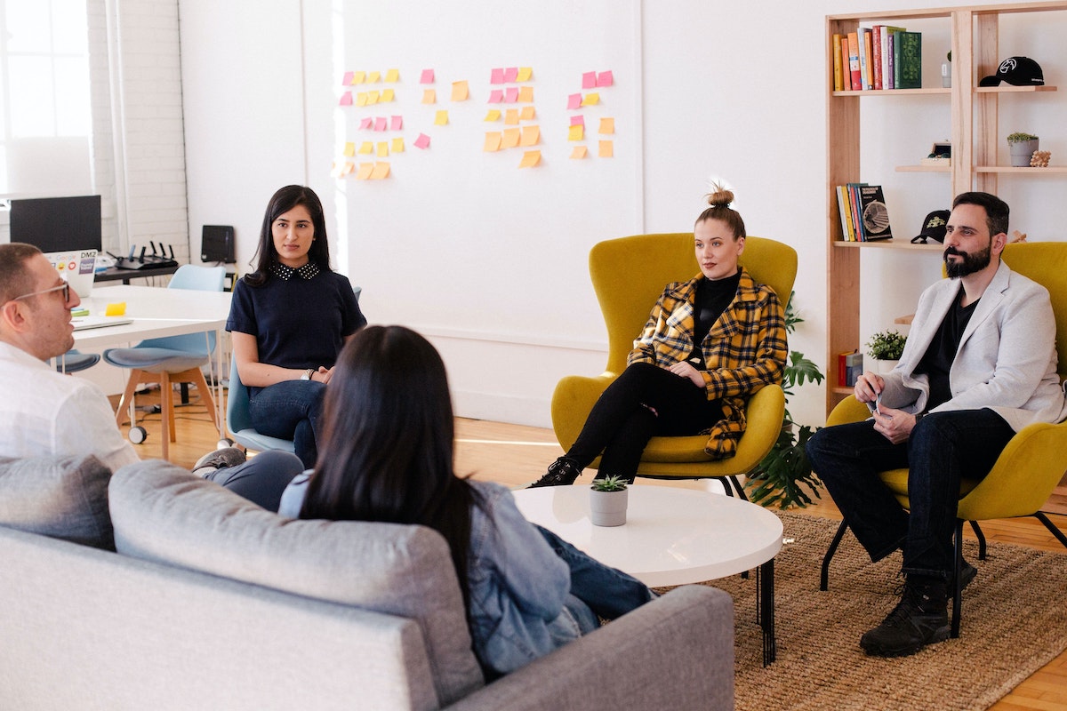 people in a discussion room