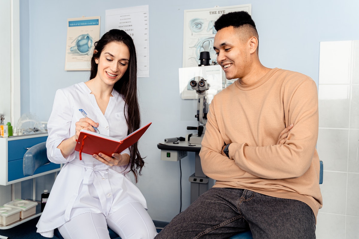 Doctor Talking to a Patient