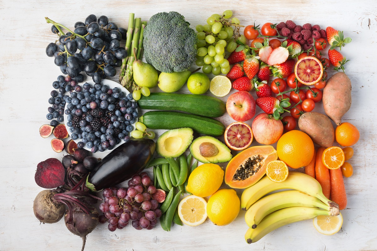 variety of fruits and vegetables