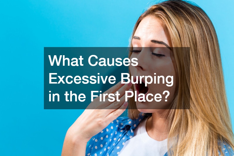 woman burping